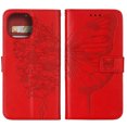 thumbnail image 1 of Mantto Case for Apple iPhone 14,Shockproof Embossed Butterfly & Flower Pattern  PU Leather Wallet Case Magnetic Closure Flip Stand ID Credit Card Holder Protective Cover with Wrist Strap,Red, 1 of 9