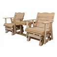 thumbnail image 2 of Kilmer Creek 6' Natural Cedar Settee Glider, Amish Crafted, 2 of 4