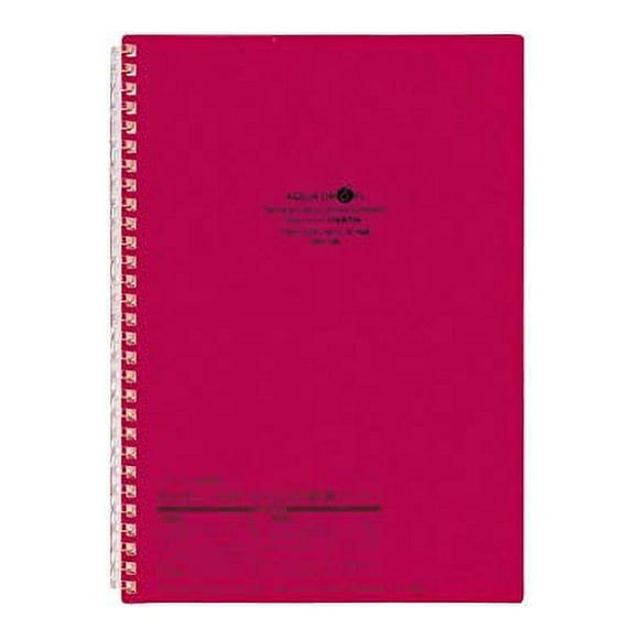 Lichtrab Open Ring Notebook, Twist Notebook, Semi-B5, 29 holes, 30 leaf sheets, red N1608-3
