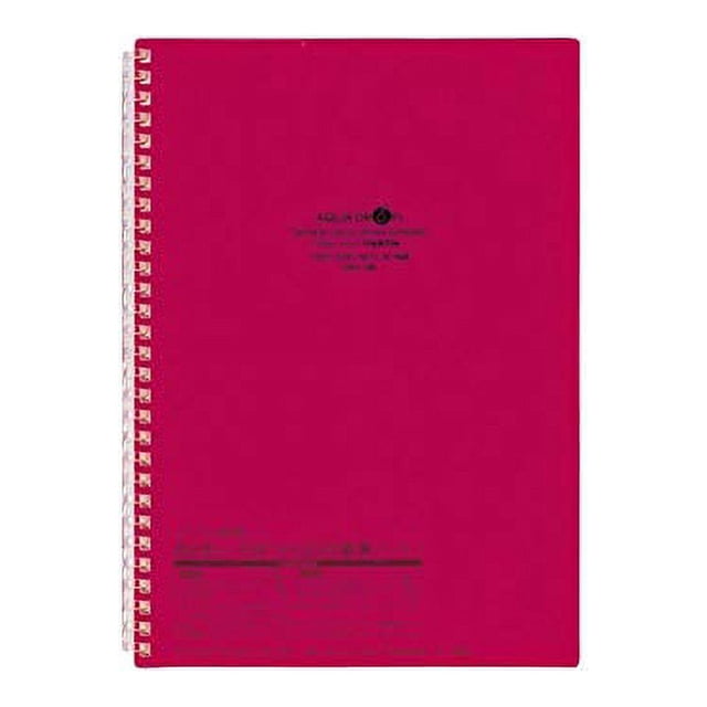 Lichtrab Open Ring Notebook, Twist Notebook, Semi-B5, 29 holes, 30 leaf sheets, red N1608-3