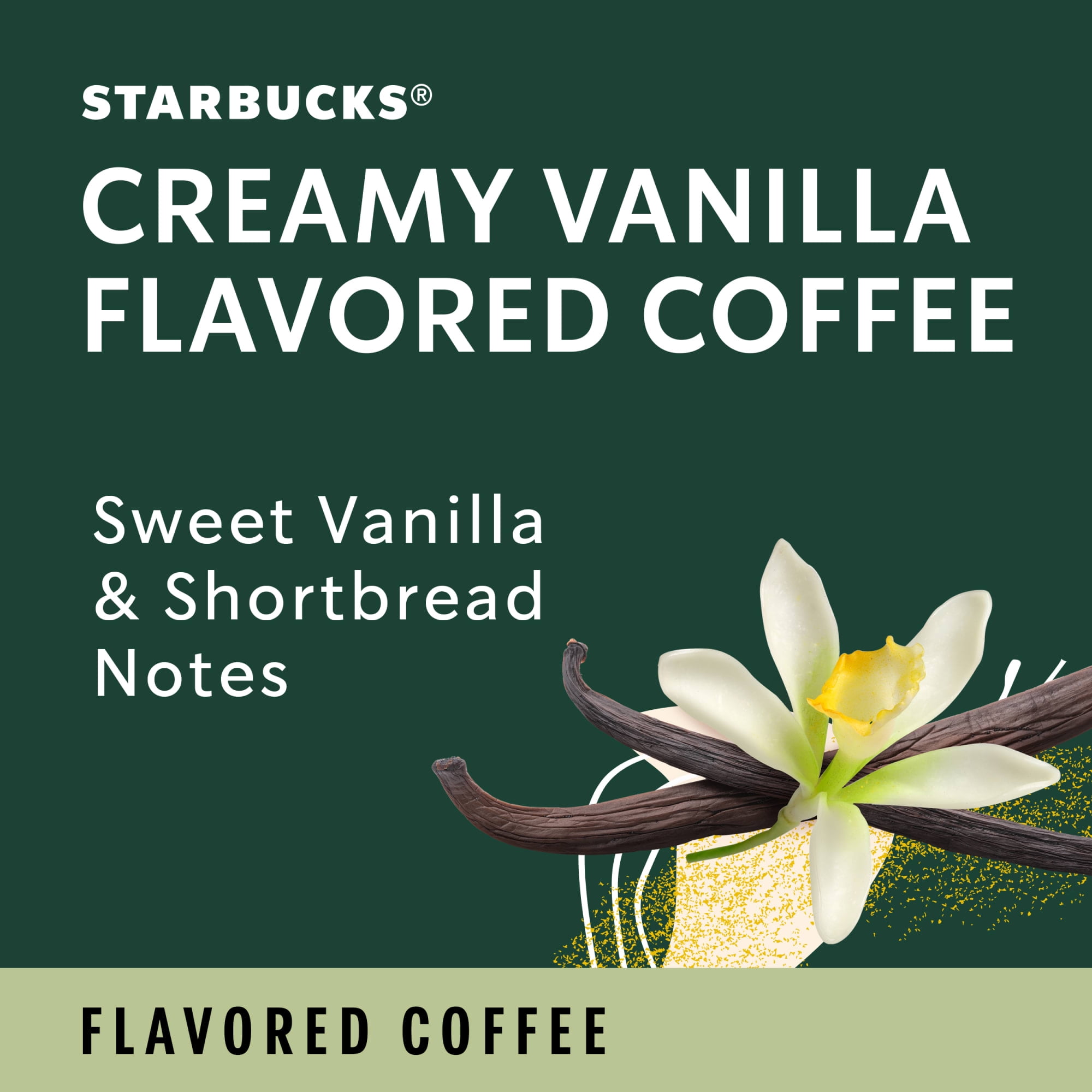 Starbucks by Nespresso Vertuo, Creamy Vanilla Flavored Coffee, Nespresso Pods, 32 Count