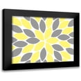 thumbnail image 1 of Robinson, Tamara 18x15 Black Modern Framed Museum Art Print Titled - Yellow Foliage Floral II, 1 of 5