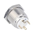 thumbnail image 3 of LOVIVER 16mm 12V Waterproof LED Metal Indicator Lights Lamp Welding Foot with glow 1NO, 3 of 6
