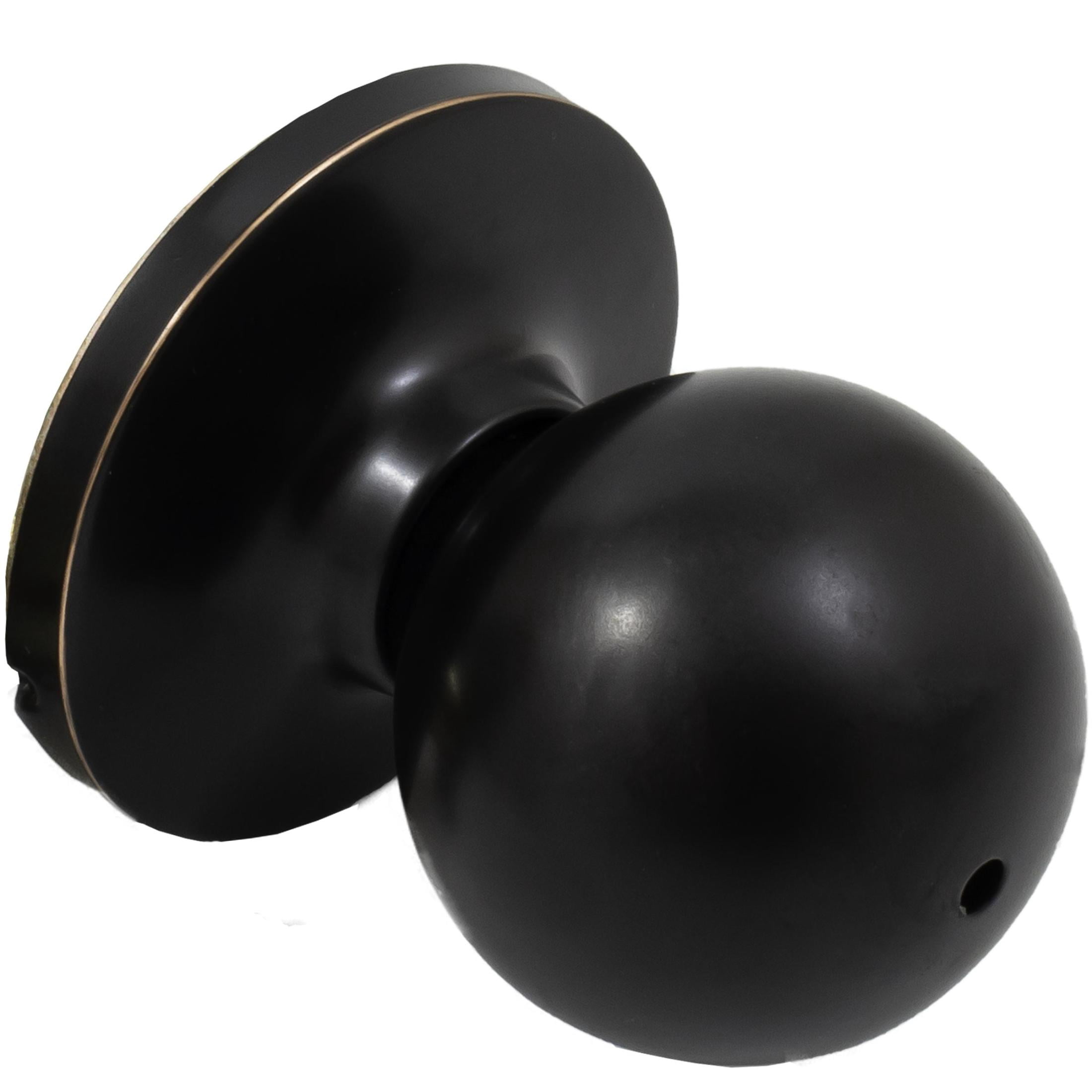 Stone Harbor Hardware Ball Door Knob, Privacy (Bed/Bath) Function, Vintage Bronze
