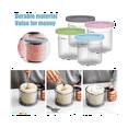 Ninja Creami Pints Ice Cream Containers with Lids, Compatible with