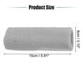 thumbnail image 2 of Unique Bargains 1 Pair Sweat Absorbing Wrist Sweatbands Athletic Cotton Yarn Latex Silver Tone Gray 8x15cm, 2 of 6