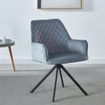 thumbnail image 3 of Modern Desk Chair No Wheel, Ergonomic Office Chair for Home, Bedroom, Office Use, 3 of 5