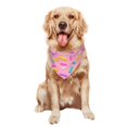 thumbnail image 5 of Disketp Pink Donut Dog Bandanas 1PC Triangle Adjustable Puppy Bandana Bib Handkerchief for Large Medium Girl Dogs Pets Gift, 5 of 6