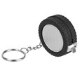 thumbnail image 3 of 95cm 394 Retractable Measuring Tape Creative Tire Shape Measuring Tape 40*15mm Portable Key Chain Roll Ruler Measuring Tool, 3 of 5