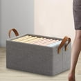thumbnail image 1 of Organizador de armario perfecl Cesta de almacenamiento plegable grande, 1 of 8