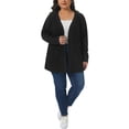 thumbnail image 2 of Agnes Orinda Women's Plus Size Sweaters Long Sleeve Casual Loose Open Front Knit Cardigans 2X Black, 2 of 6