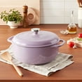 thumbnail image 4 of Lodge Enameled Cast Iron Dutch Oven, 3 Qt, Lilac, 4 of 11