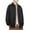 Black, variant on Wyobmus Men's Lightweight Bomber Jackets Cozy Loose Flip Collar Workwear Jacket Full Zip Windproof Work Coats Black