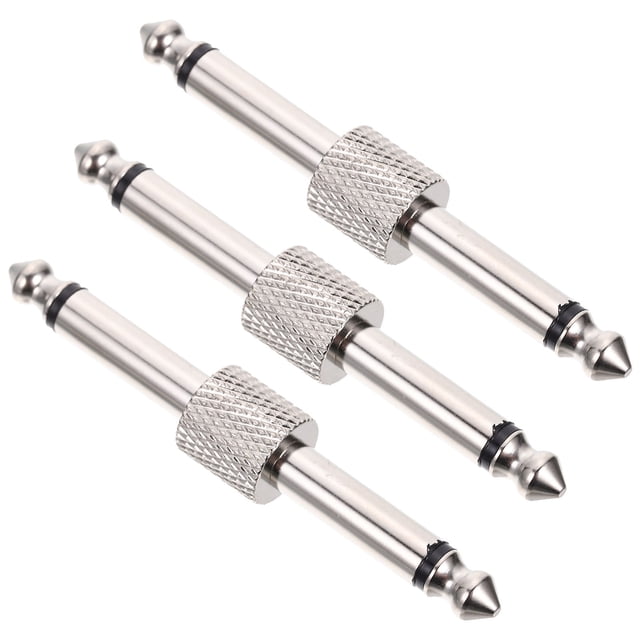 CATIEBYE 3Ud Conector De Pedal Para Guitarra Con Material De Latón Niquelado Para Baja