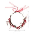 thumbnail image 2 of FUEENIRVA Bridal Headpieces For Wedding Red Plastic 1Set Small Berry Wreath, 2 of 8