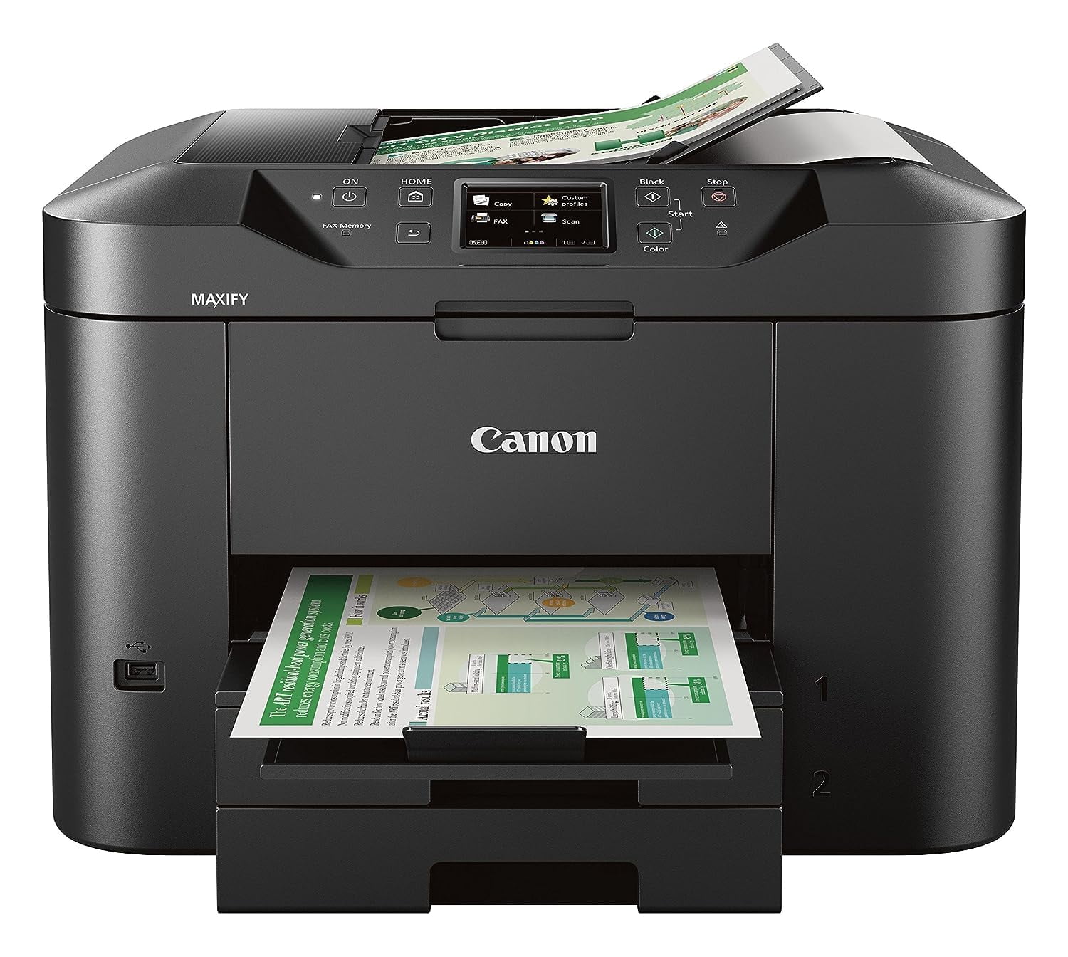 OA機器 Canon MAXIFY MB2730 Canon MAXIFY MB2720 Wireless Multifunction Printer - Color