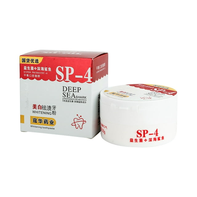 Pasta dental blanqueadora, polvo probiótico SP-4 para blanquear los dientes, eliminar manchas, refrescar el aliento, blanquear, cepillar y dentífrico.