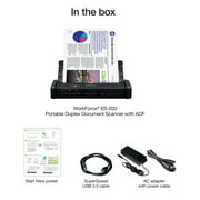 Epson WorkForce ES-200 Color Portable Document Scanner with ADF for PC and Mac, Sheet-fed and Duplex Scanning