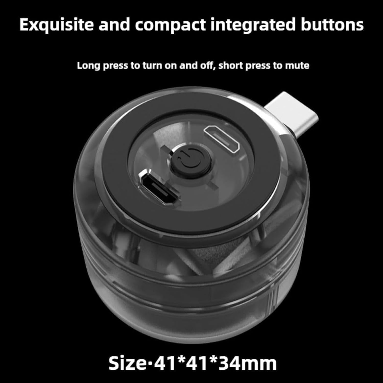Portable 5X Speaker Amplifier–Plug & Play for Music/Calls, Portable 5X Speaker Mobile Phone Sound Amplifier with 3.5mm/Type-C, for Parties/Meetings/Car. (Silver,Type-c)