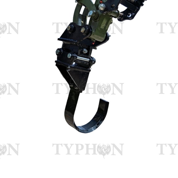 TYPHON Tree Digging Blade Attachment for 2–3 Ton TERROR XXV Mini Excavator | Steel Root Cutting Tool