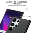 thumbnail image 3 of Dteck Case for Samsung Galaxy S25 Ultra,Slim Premium Canvas Grain PU Leather,Soft TPU Bumper,Non-Slip Anti-Scratch Shock-Absorbent,Protective Phone Cover for Samsung Galaxy S25 Ultra,Black, 3 of 8