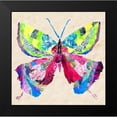 thumbnail image 2 of Ritter, Gina 20x20 Black Modern Framed Museum Art Print Titled - Brilliant Butterfly I, 2 of 5