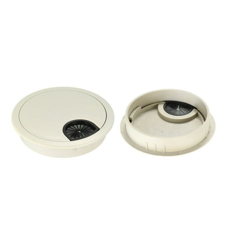 Cable Hole Cover 3 1 8 Inch Abs Desk Grommet For Wire Organizer