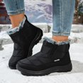 thumbnail image 2 of Insulated Winter Boots for Women - -Lined Cold Weather Outdoor Footwear With Low Heel Pull-On Design, 2 of 9
