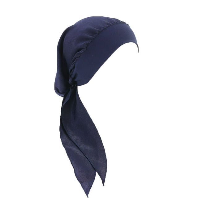 Qarigey Pañuelo para la cabeza para mujer, a la moda, preatado, práctico, versátil, transpirable, cómodo, accesorio para el cabello Sombreros Armada Qarigey AP009762-04
