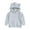 Gray, variant on Toddlers Boys Girls Hoodie Sweatshirt Hoodies Bear Ears Hoody Pullover Outerwear Solid Colors Jacket Baby Unisex Cotton Spring Fall Winter Clothes (6 Months-4Years)