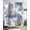 Sailboat, variant on Sea Horse Shower Curtain Teal Ocean Animal Bathroom Shower Curtain Starfish Marine Life Bath Decor Fabric Waterproof Shower Curtains Set 72 x 72 Inch