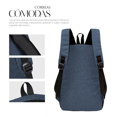 thumbnail image 3 of Mochila Para Laptop Carga Usb Negra con Azul, 3 of 3