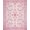 Pink Purple, Pattern 19, variant on ODIKA Pink Boho Vintage Ditsy Field Scroll Distressed Border Botanical for Home Office, Gaming Room, Under Desk, Non-Slip Chair-Friendly