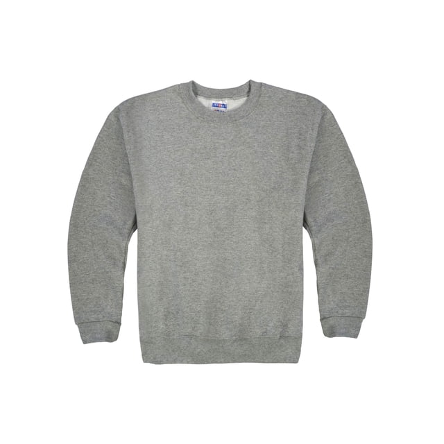 Jerzees Youth Fleece Crew Sweatshirt, Oxford, X-Large