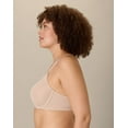 thumbnail image 3 of Playtex Front-Closure Racerback Bra, Full Coverage  Almond 40DD, 3 of 5
