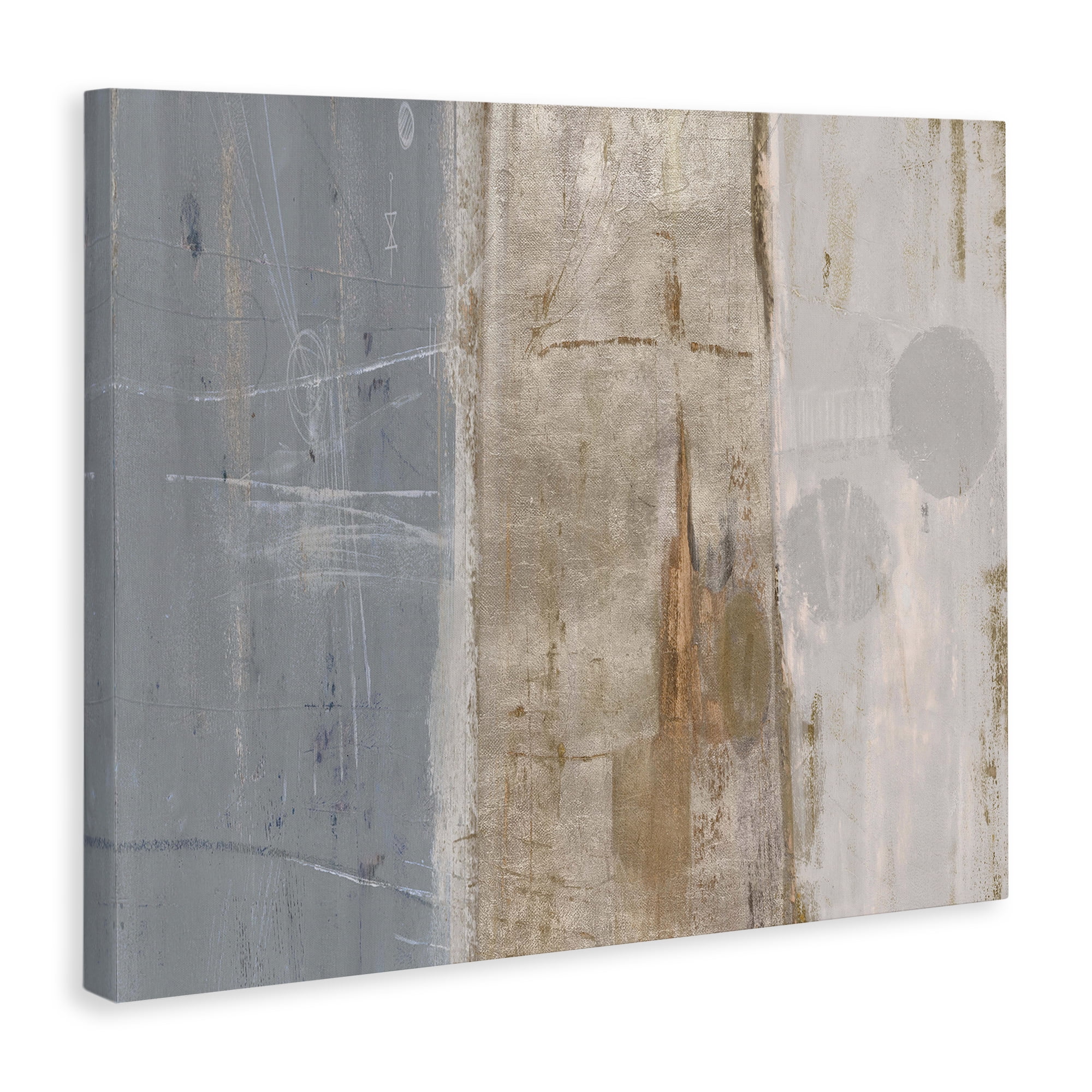 Stupell Industries Tunnel Vision Abstraction Abstract Painting Wrapped Canvas Art Print Wall Art, 40 x 30