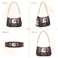 thumbnail image 7 of FORMRS Womens Shoulder Bag with Chain Strap Clutch Purse Cute Tote Handbag, Brown Abstract Eagle, 7 of 7