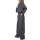 thumbnail image 2 of Conjunto de Dos Piezas para Mujer: Blazer Corto, Chaqueta y Pantalón de Trabajo de Cintura Alta y Pierna . Gris Oscuro XXL, 2 of 10