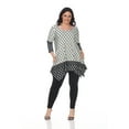 thumbnail image 2 of White Mark Tunique Aicha à Manches 3/4 pour Femmes, 2 of 5