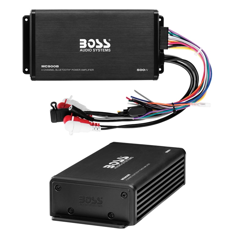 BOSS Audio Systems, Marine Amplifier, MC900B, 4-Channel 500W