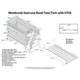 thumbnail image 2 of AFI Westbrook Staircase Bunk Twin over Twin with Twin Size Urban Trundle Bed, White, 2 of 9