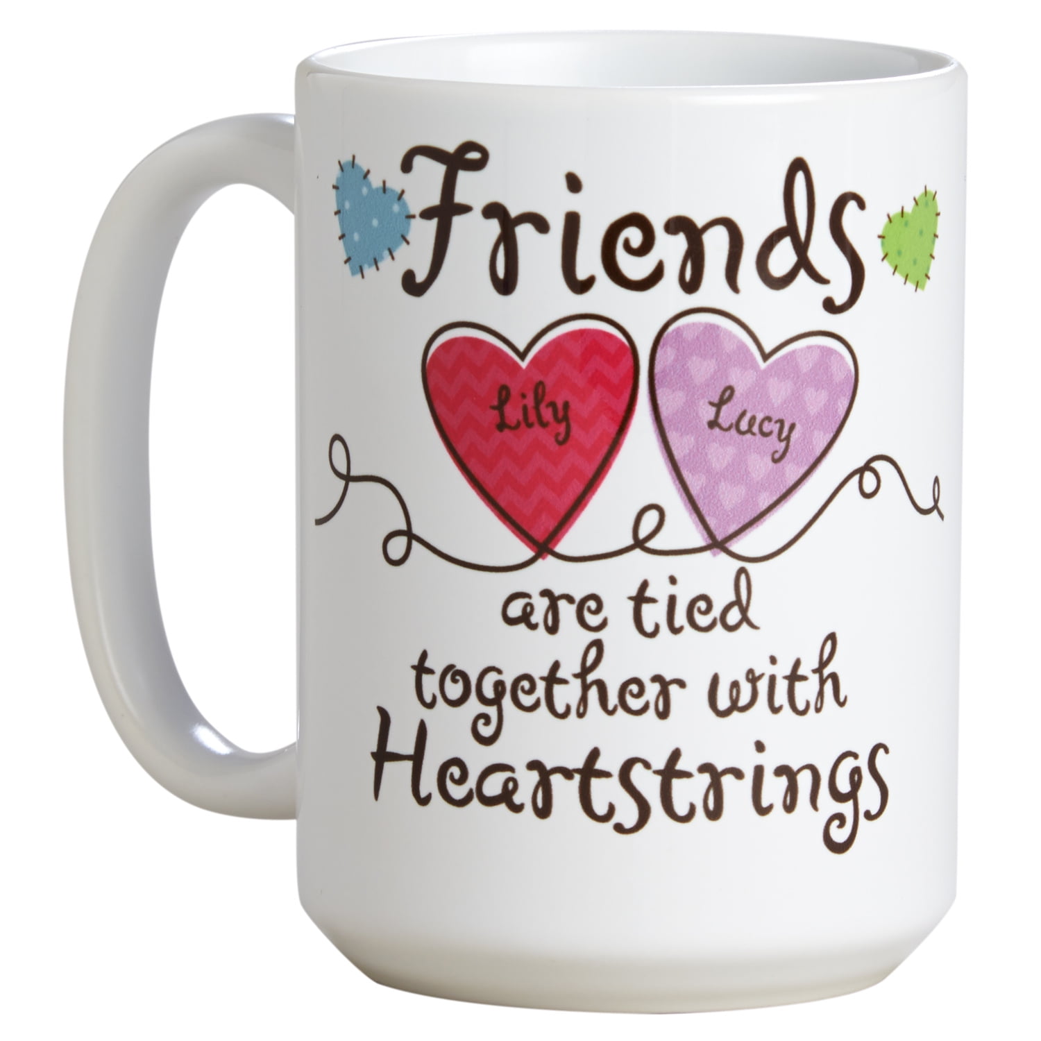 Download Personalized Friends Heartstrings Coffee Mug 15 oz ...