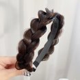 thumbnail image 1 of Peluca de trenza de espina de pescado, aro para el cabello, todo en uno, para mujer, sello para el cabello, aro para el cabello prensado, tocado, aro para el cabello, 1 of 6