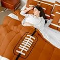 thumbnail image 4 of Castle Fairy Female Men Basketball Game Twin Bedding Sets 7-Piece,Ball Gamer Bedding Comforter Set Microfiber,Sport Theme Breathable Sheet Sets,Lightweight Room Decor,Reversible, 4 of 8