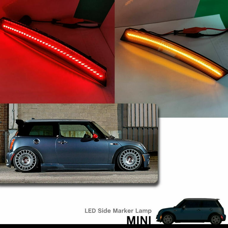 GTINTHEBOX Smoke Lens Led Side Marker Light for 2002-2008