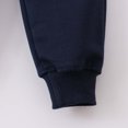 thumbnail image 4 of Spazoro Toddler Boys Sweatpants with Pocket, Elastic Drawstring Waist Baggy 100% Cotton Cute Print Causual Joggers Pants for Sports Navy Size 6-7, 4 of 4