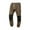 Brown, variant on Mens Winter Pants Patchwork Elastic Waist Tapered Pants Drawstring Workout Outdoor Trousers with Pockets Brown XL