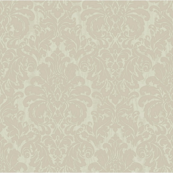 Sirpi Wallcoverings Betina Off-White Damask Wallpaper