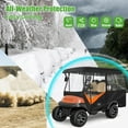 thumbnail image 6 of 10L0L Golf Cart Enclosure 86’’ Roof, Universal 600D Waterproof Driving Cover for 4 Person Yamaha EZGO Club Car, Golf Cart Accessories, 6 of 8