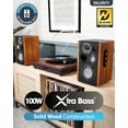 thumbnail image 2 of Altavoces de estantería con alimentación Majority D100 100W Bluetooth 5.3, 2 of 7